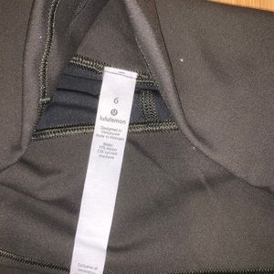 Olive green lululemon leggings